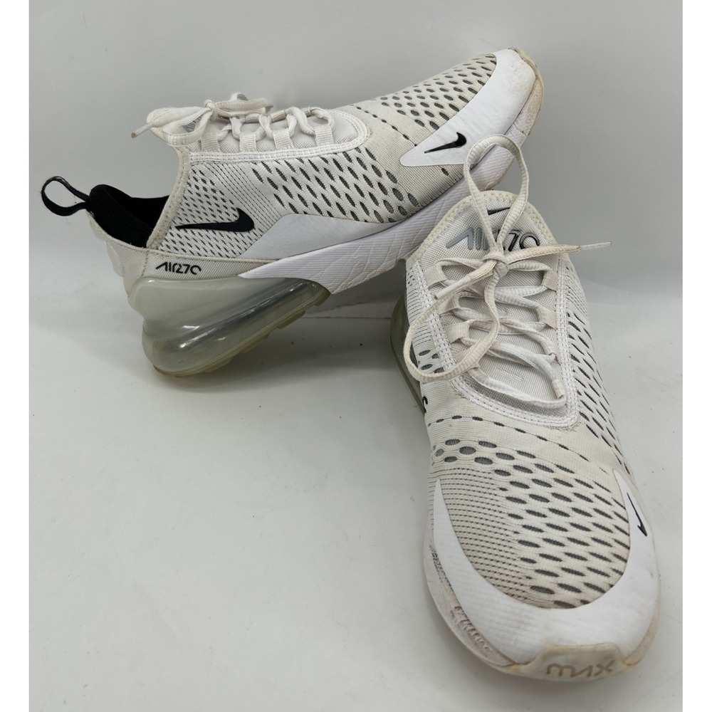 Nike Air Max 270 Running Sneakers AH8050-100 White Men's Size 7.5